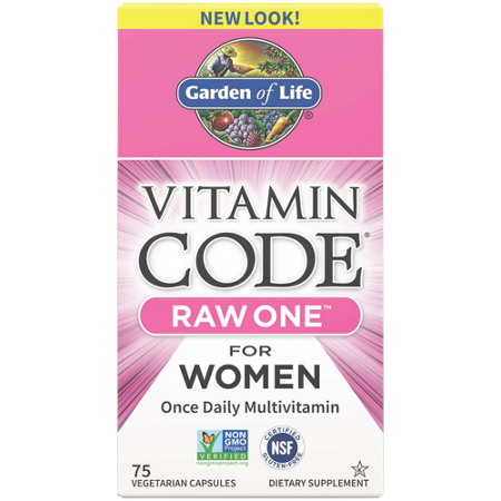 Garden of Life Vitamin Code Raw One for Women box view 2