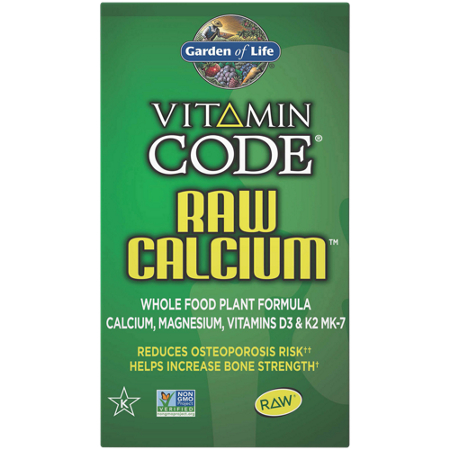 Garden of Life Vitamin Code Raw Calcium box view 2