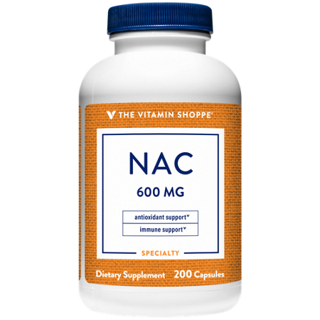 The Vitamin Shoppe NAC 600 MG capsules view