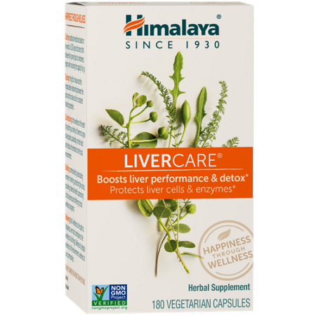 Himalaya Herbal Healthcare Liver Care Vegetarian Capsules box front