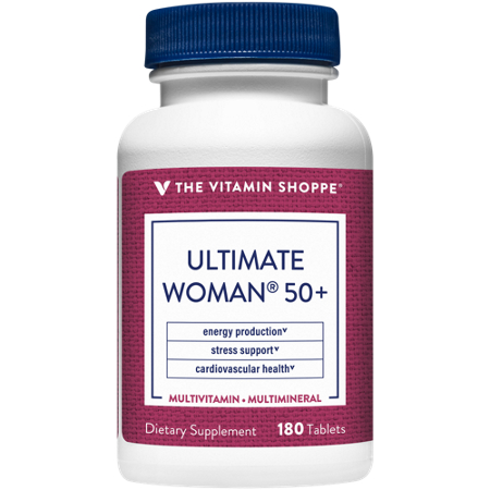 The Vitamin Shoppe Ultimate Woman 50 Multivitamin Multimineral tablets front