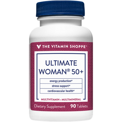Ultimate Woman 50+ Multivitamin & Multimineral - Energy Production, Stress, & Cardiovascular Health (90 Tablets)