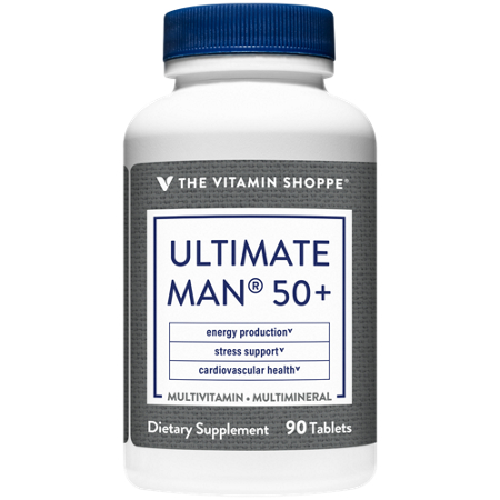 The Vitamin Shoppe Ultimate Man 50 Multivitamin tablets view