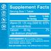 Supplement Facts label for Vitamin D3 Immune Support and Bone Health 5000 IU
