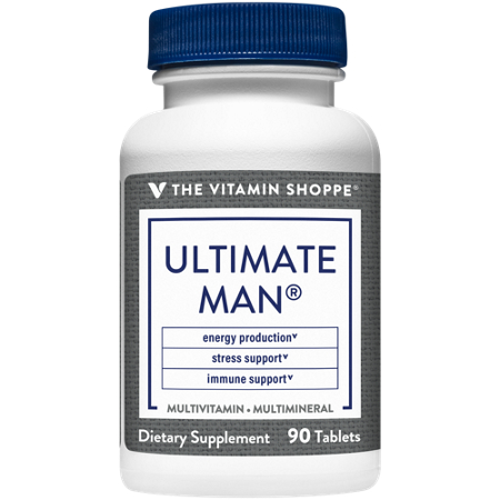 The Vitamin Shoppe Ultimate Man Multivitamin Multimineral bottle view