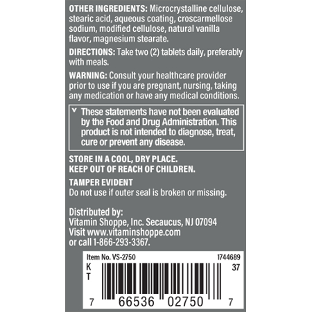 Directions for The Vitamin Shoppe Ultimate Man Multivitamin and Multimineral