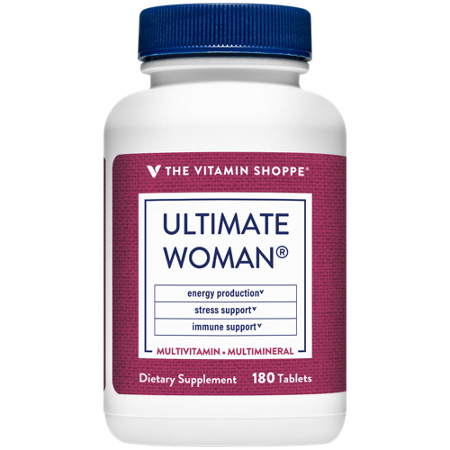 The Vitamin Shoppe Ultimate Woman Multivitamin Multimineral tablets front