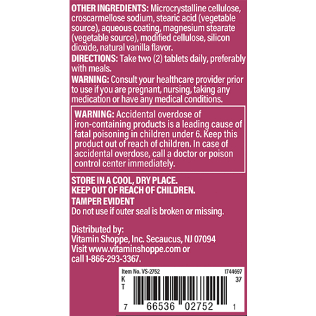 Directions for The Vitamin Shoppe Ultimate Woman Multivitamin Multimineral