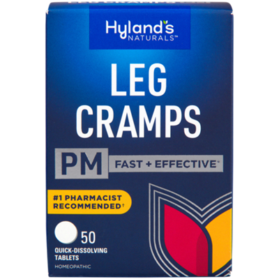 Leg Cramps PM - Nighttime Cramp Relief - Homeopathic (50 Tablets)