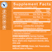 Supplement Facts label for Chewable Probiotic 2 Billion CFUs Strawberry
