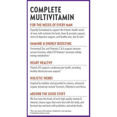 New Chapter Organic Multivitamin for Every Man label view 5