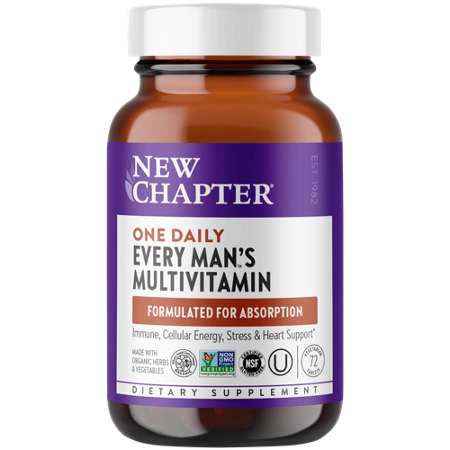 New Chapter Organic Multivitamin for Every Man tablets bottle front