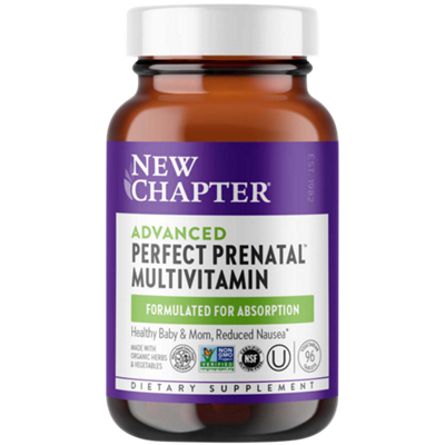Organic Perfect Prenatal Multivitamin - Whole-Food Complex (96 Tablets)