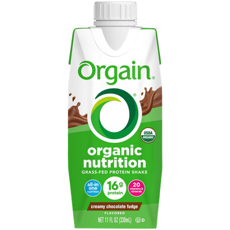 Orgain Organic Grass-Fed Nutritional Shake Creamy Chocolate Fudge view 4