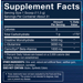 BodyTech Creatine Glutamine Supplement Facts Label