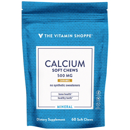 The Vitamin Shoppe Calcium Soft Chews bag front
