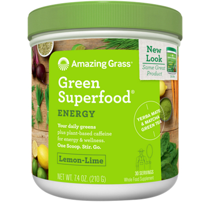 Green Superfood Energy - Lemon Lime