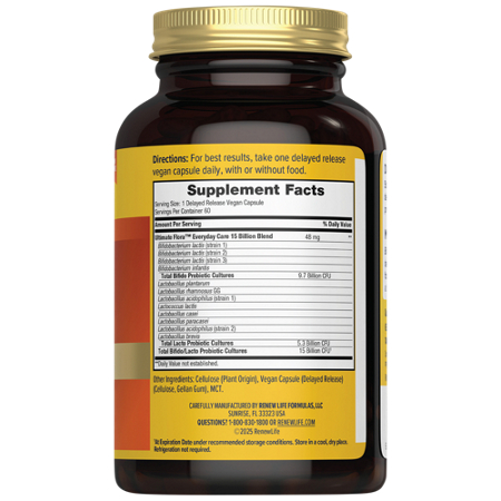 Renew Life Probiotic 15 Billion CFUs capsules, view 3