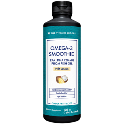 Fish Oil Smoothie - Cardiovascular, Brain, & Eye Support - Pina Colada (16 fl. oz.)