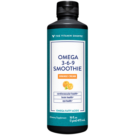 The Vitamin Shoppe Omega 3-6-9 Smoothie bottle front