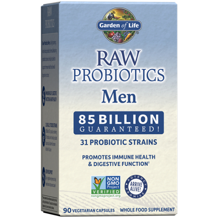 Garden of Life Raw Probiotics Men 85 Billion CFUs 90 Capsules view 2