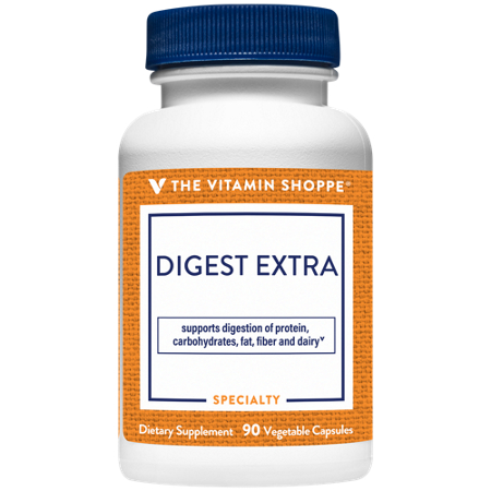 The Vitamin Shoppe Digest Extra capsules front