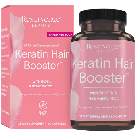 Reserveage Nutrition Keratin Hair Booster bottle front