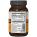 Supplement Facts label for Organic India USA Organic Turmeric Formula