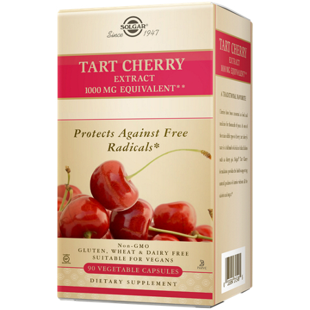 Solgar Tart Cherry Vegetarian Capsules box front