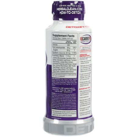 Herbal Clean QCarbo16 Mega Strength Cleansing Formula bottle view 3