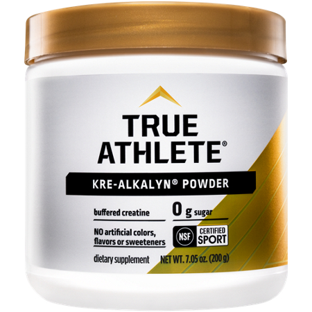 True Athlete Kre-Alkalyn Powder NSF Certified jar front