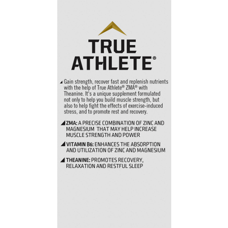 True Athlete ZMA with Theanine NSF Certified text view 5