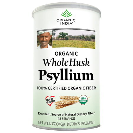 Organic India USA Whole Husk Psyllium Powder Fiber Supplement view 2