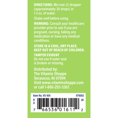 The Vitamin Shoppe Green Tea Extract Antioxidant Directions