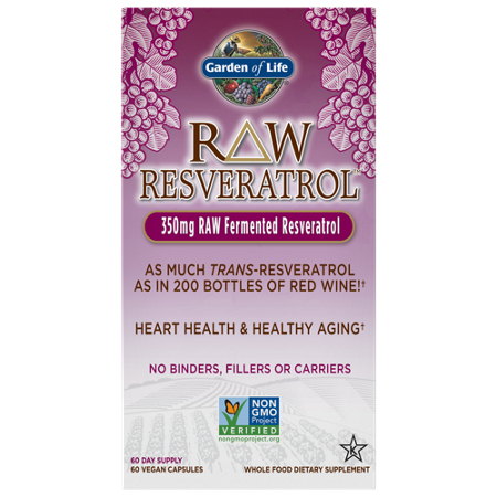 Garden of Life Raw Resveratrol for Heart Health capsules 350 MG view 2