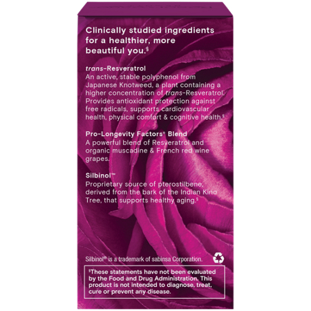 Resveratrol with Pterostilbene Vegetarian Capsules 500 MG view 5