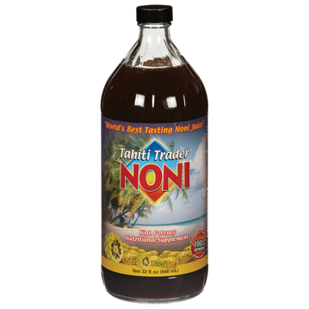 Tahiti Trader Noni juice bottle front