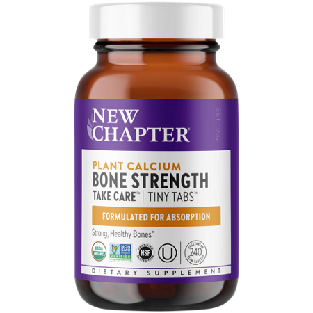 New Chapter Bone Strength Plant-Sourced Calcium tablets front