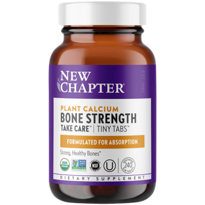Bone Strength - Plant-Sourced Whole-Food Calcium (240 Tablets)