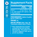 Supplement Facts label for Vitamin E 1000 IU softgels