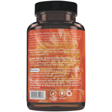 Ultra Collagen Booster bottle back