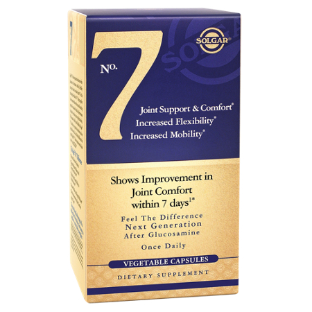 Solgar No 7 Joint Support vegetable capsules box front