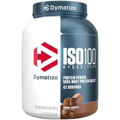 ISO100 Hydrolyzed 100% Whey Protein Isolate - Gourmet Chocolate (3 Lbs. / 42 Servings)