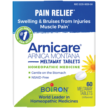 Boiron Arnicare Arnica Montana Meltaway Tablets box front