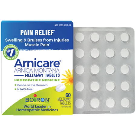 Boiron Arnicare Arnica Montana Homeopathic Medicine Pain Relief tablets view 2