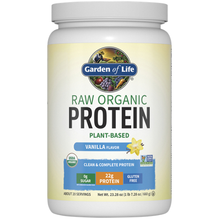 Garden of Life Raw Organic Protein Vanilla container front
