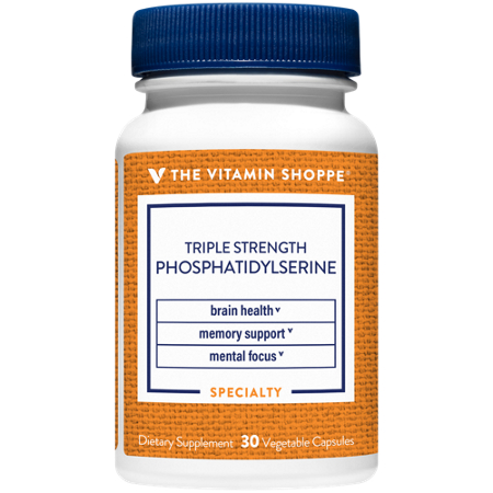 The Vitamin Shoppe Triple Strength Phosphatidylserine 300 MG capsules view