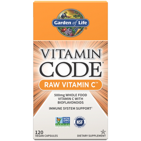 Garden of Life Vitamin Code Raw Vitamin C box front