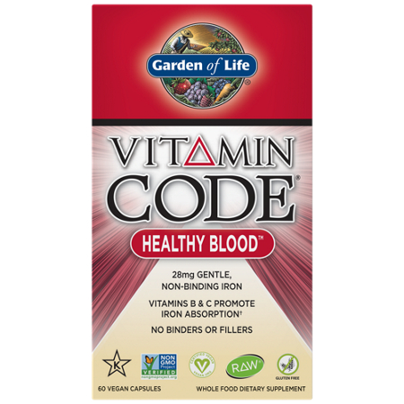 Garden of Life Vitamin Code Iron Healthy Blood box view 2