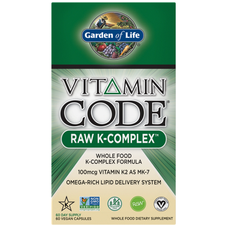 Garden of Life Vitamin Code Raw K-Complex box view 2